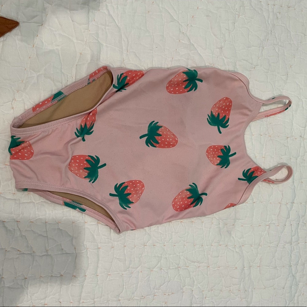 Old Navy strawberry toddler swim